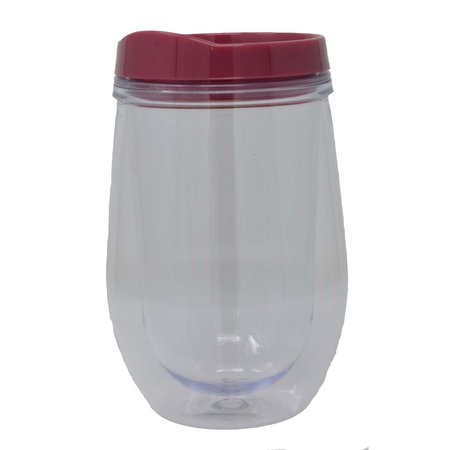 ZEES CREATIONS Double Wall Tumbler - Burgundy EDAS1001